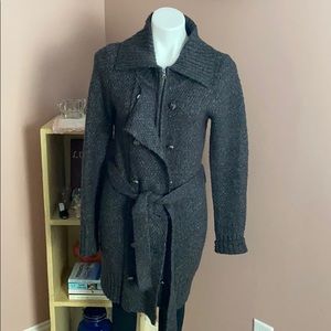 Cozy cozy sweater coat.